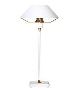 Luzzante white table lamp
