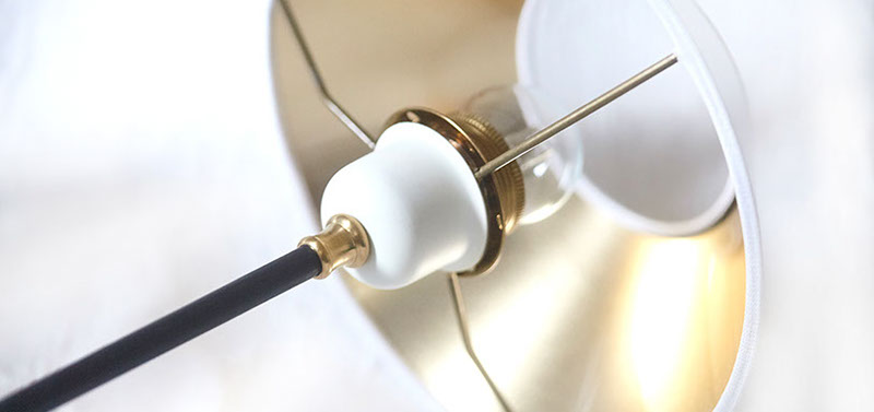 Luzzante Leuchte Lampenschirm von unten