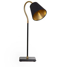 Luzzante unusual black desk lamp