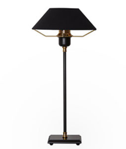 Luzzante black table lamp