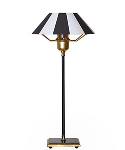 Luzzante black and white table lamp