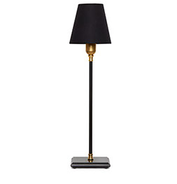 Luzzante Piccola small black noble table lamp