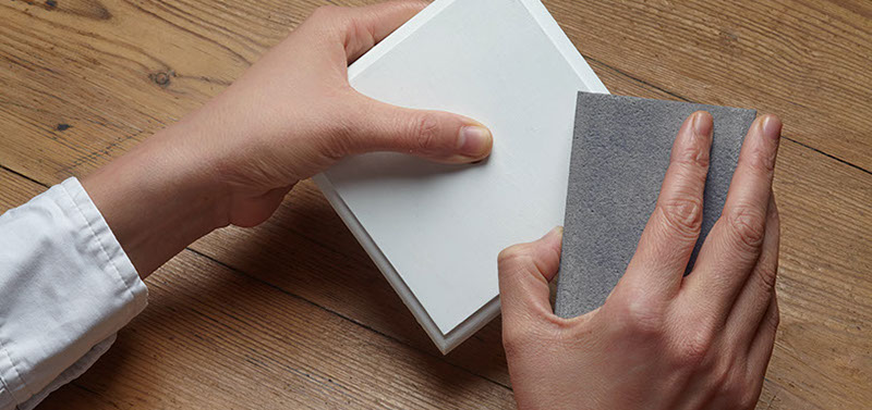 Luzzante lamps wood sanding 